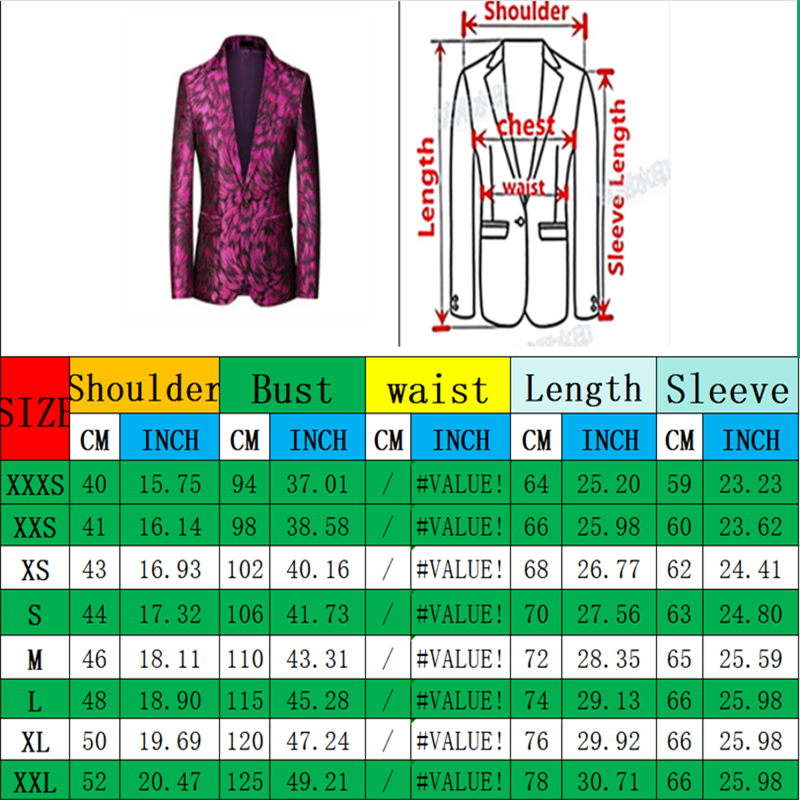 Red men's long-sleeved suit ja - Men Formal Wear Red review and price