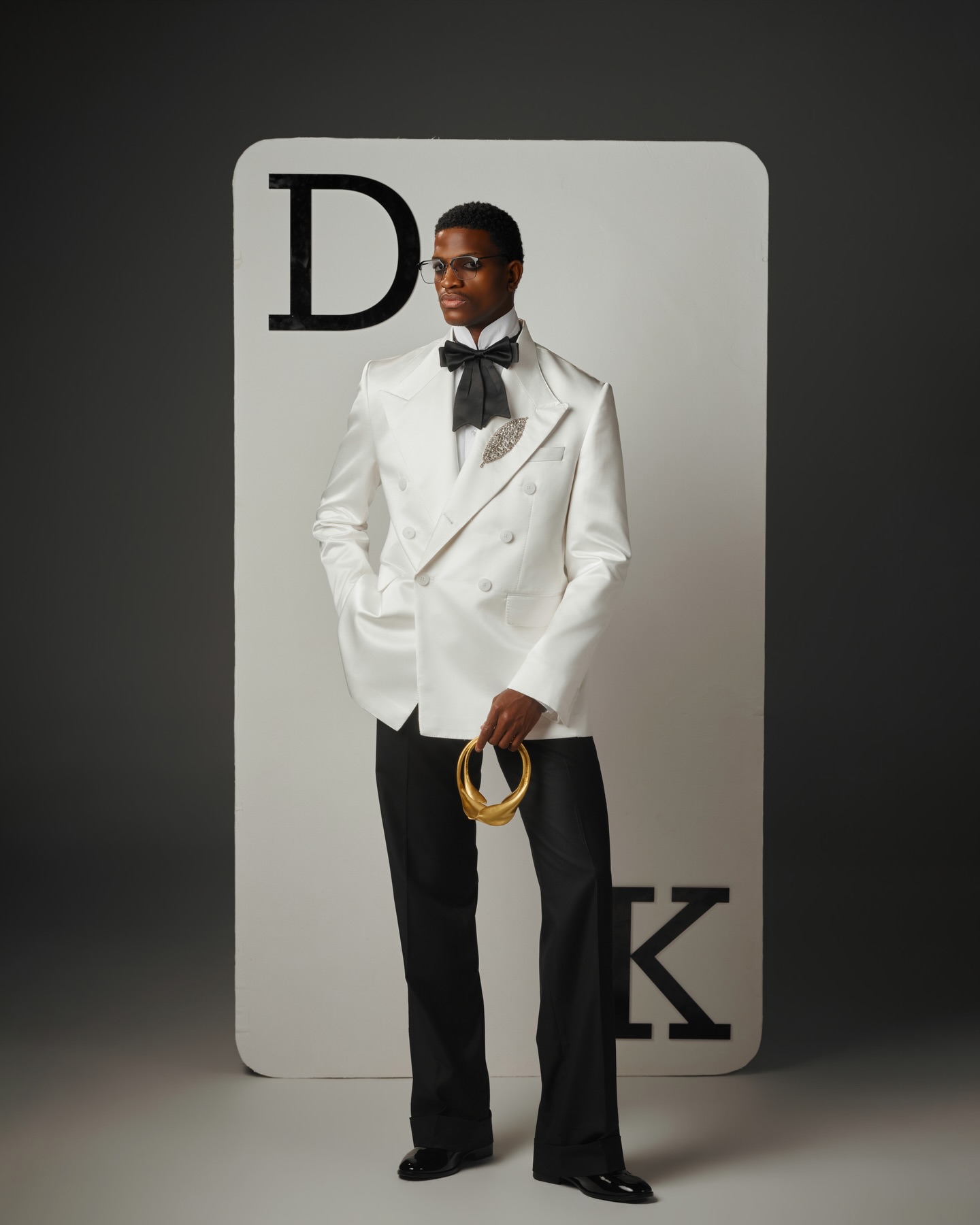White Men Suit Set 2 Pcs Blaze - Men Formal Wear Black And White review and price