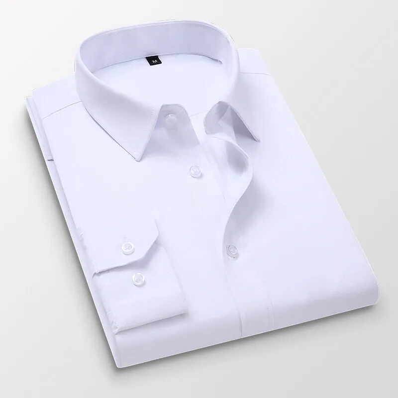 2026 New Men's Long-sleeved Sh - Men Formal Wear Black And White review and price