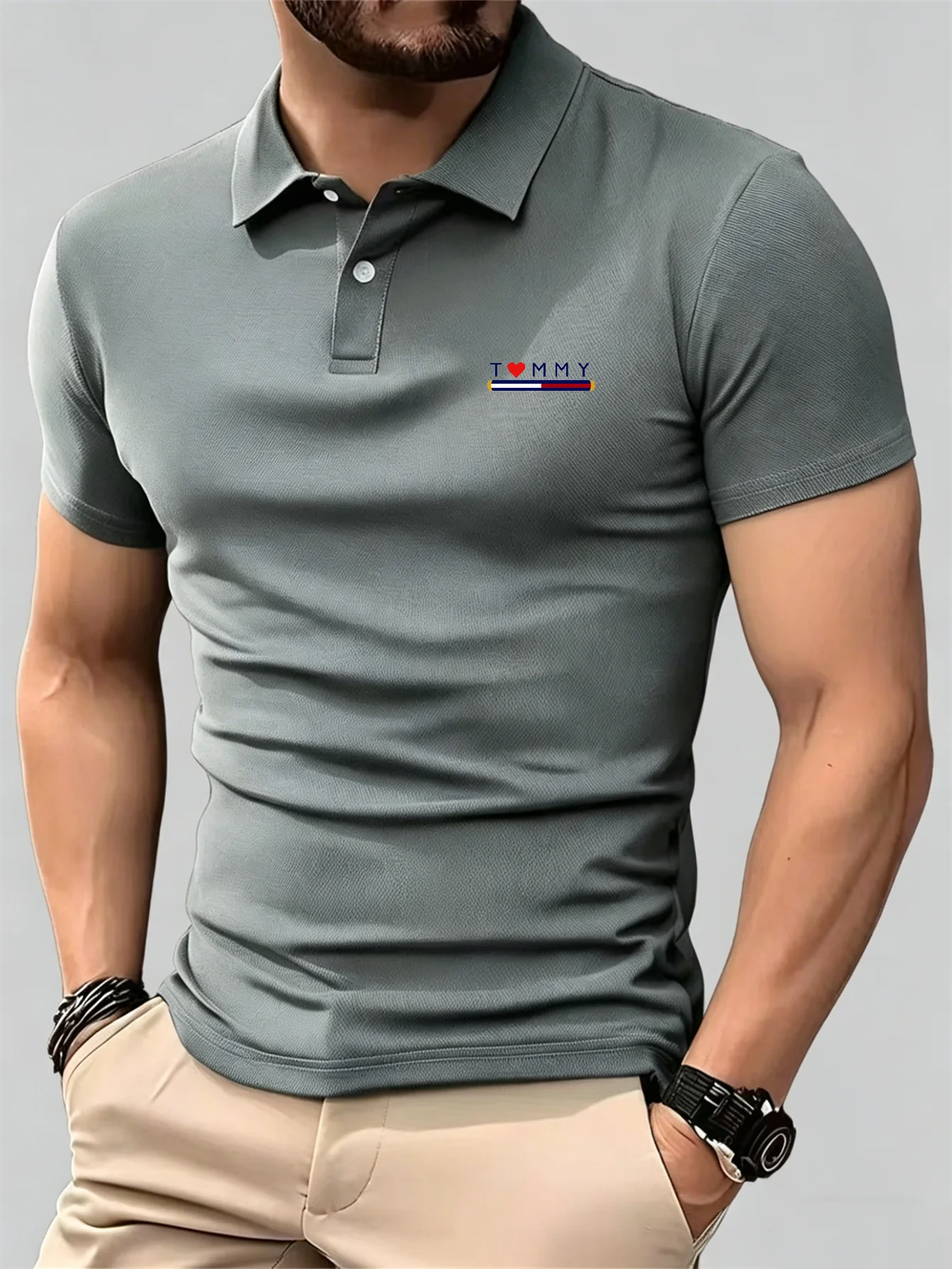 New Breathable Short Sleeve Bu - Young Men Formal Wear review and price