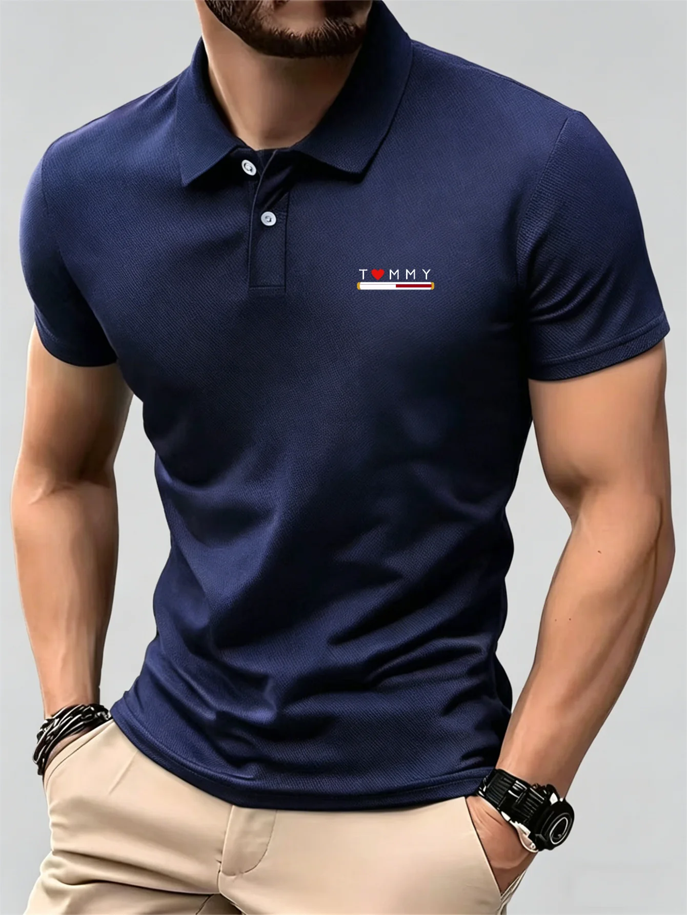 New Breathable Short Sleeve Bu - Young Men Formal Wear review and price
