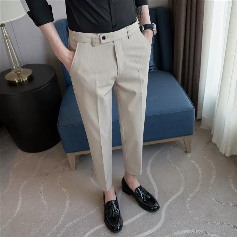 Plus Size 40 38 Men Elastic Wa - Young Men Formal Wear review and price