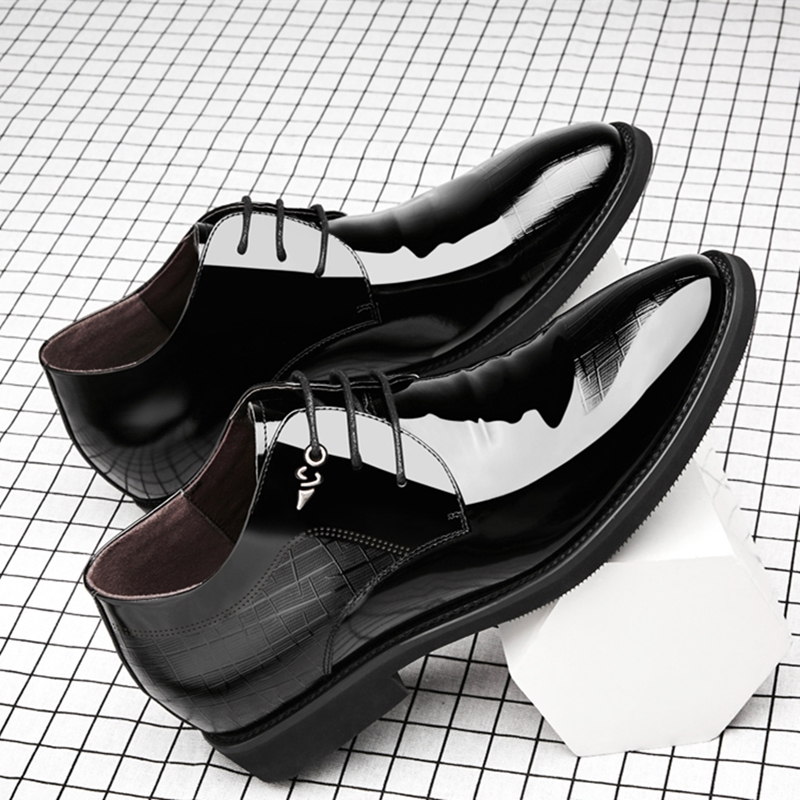 3/6/8 Cm Elevator Shoes Men Dr - Young Men Formal Wear review and price