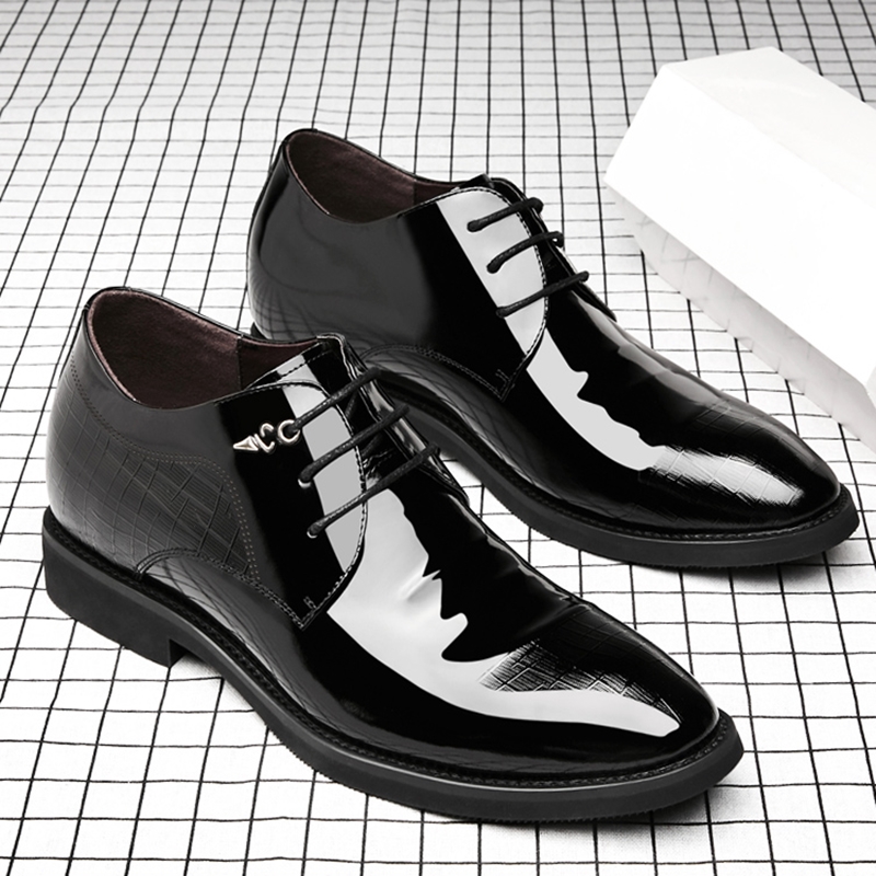 3/6/8 Cm Elevator Shoes Men Dr - Young Men Formal Wear review and price