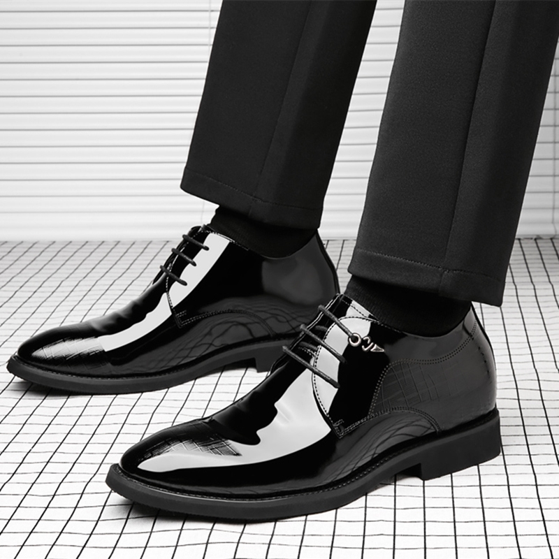 3/6/8 Cm Elevator Shoes Men Dr - Young Men Formal Wear review and price