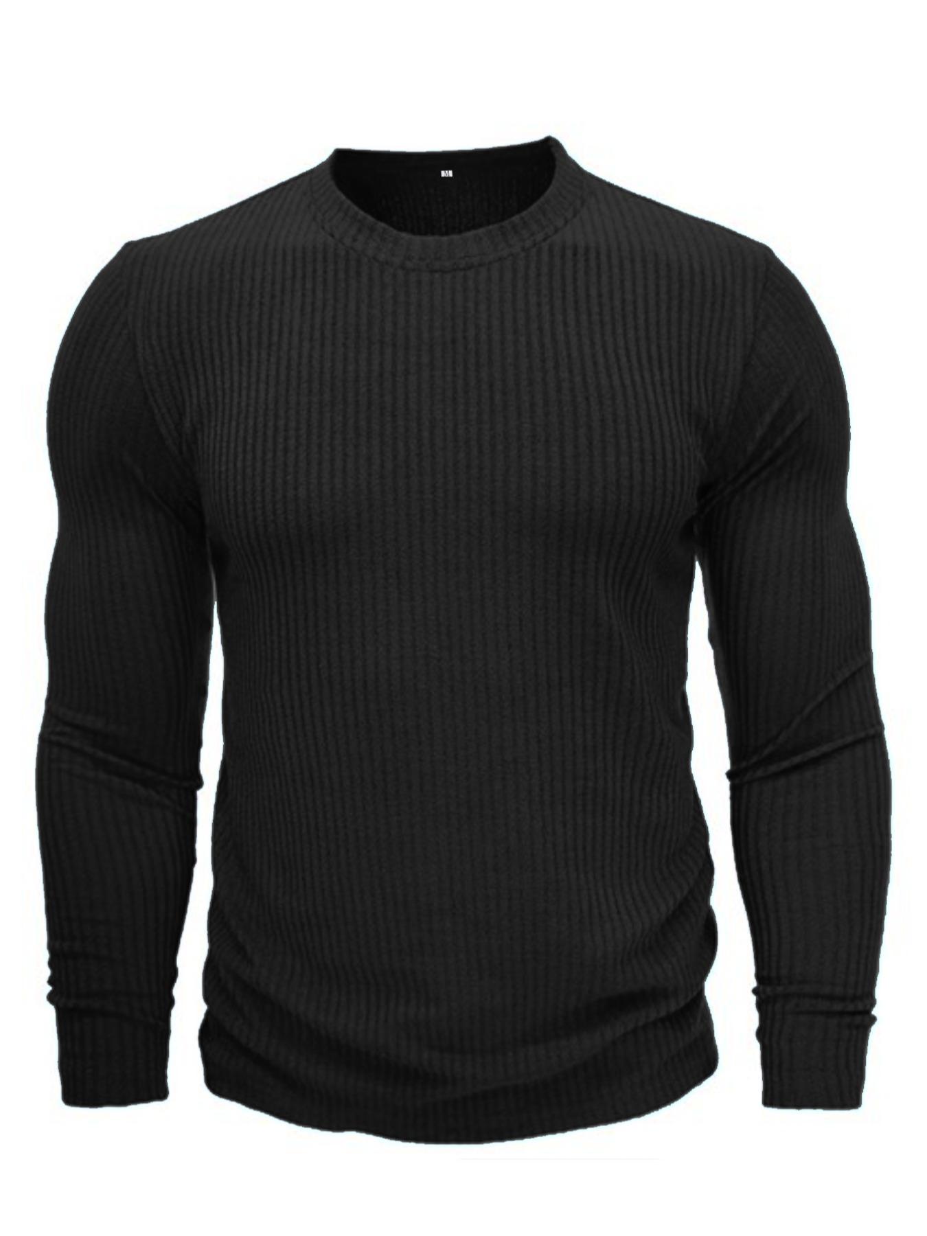 Men's Round Neck Long Sleeve K - Men Formal Wear Top review and price