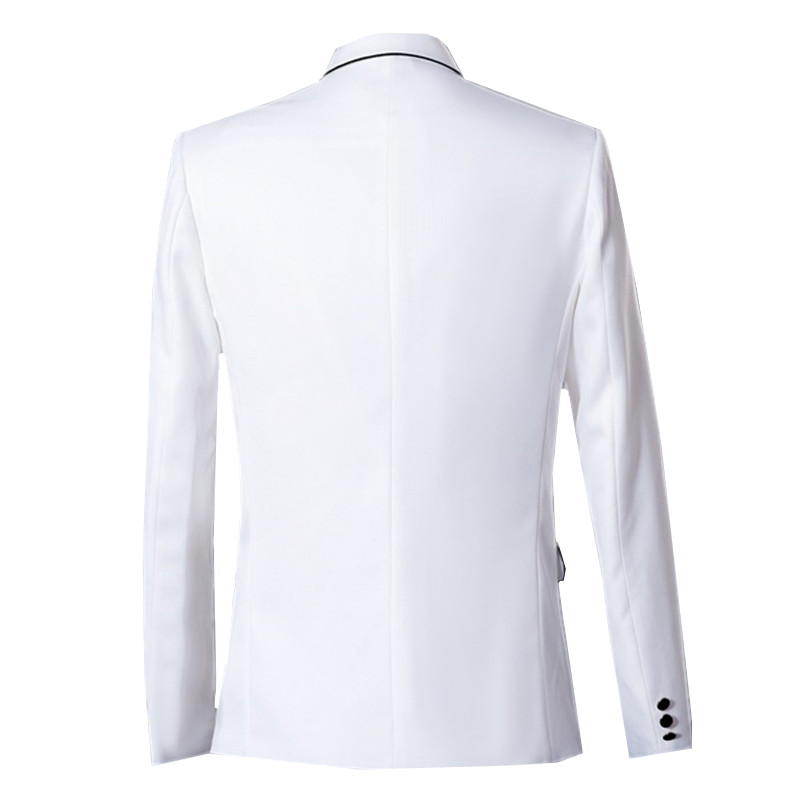 New Men's White Business Casua - Men Formal Wear Black And White review and price
