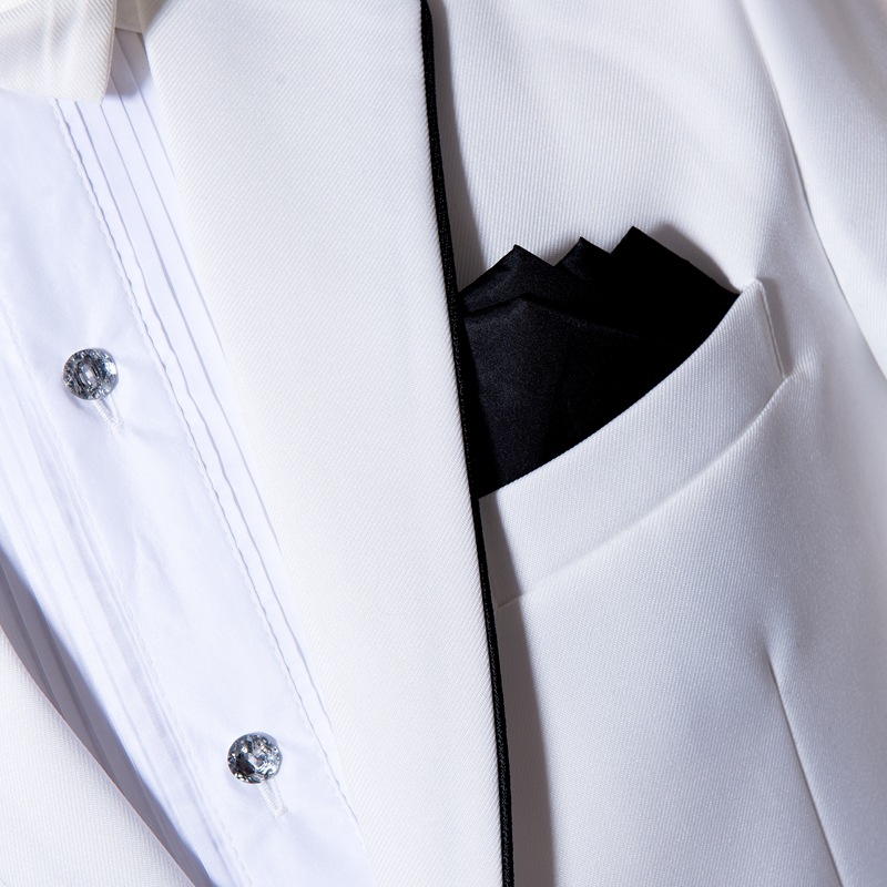 New Men's White Business Casua - Men Formal Wear Black And White review and price