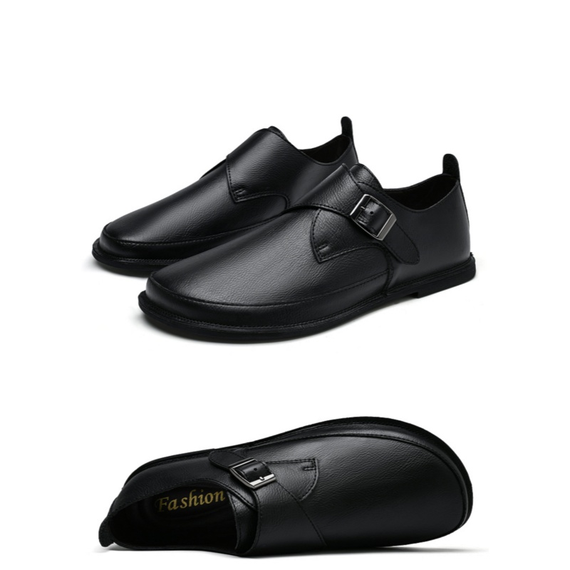 Men'S Leather Munk Shoes Fashi - Formal Men Daily Wear Shoes review and price