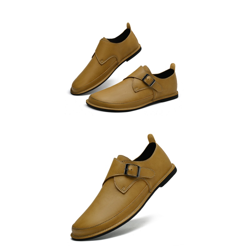 Men'S Leather Munk Shoes Fashi - Formal Men Daily Wear Shoes review and price