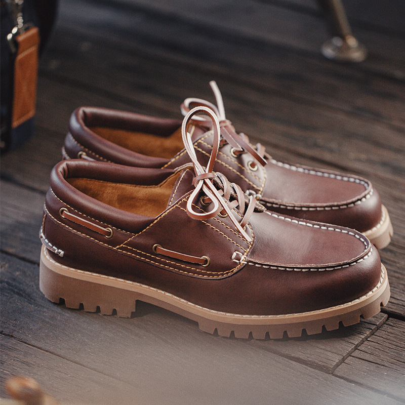 Maden Men's Vintage Boat Shoes - Men Formal Wear With Boots review and price