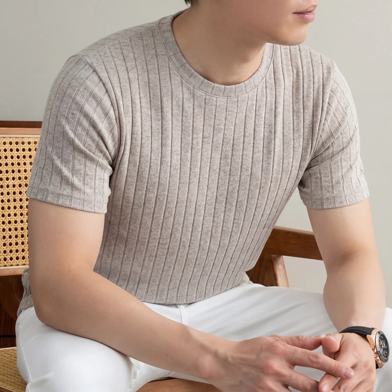 Business Casual Ribbed T Shirt - Men'S Used Formal Wear review and price