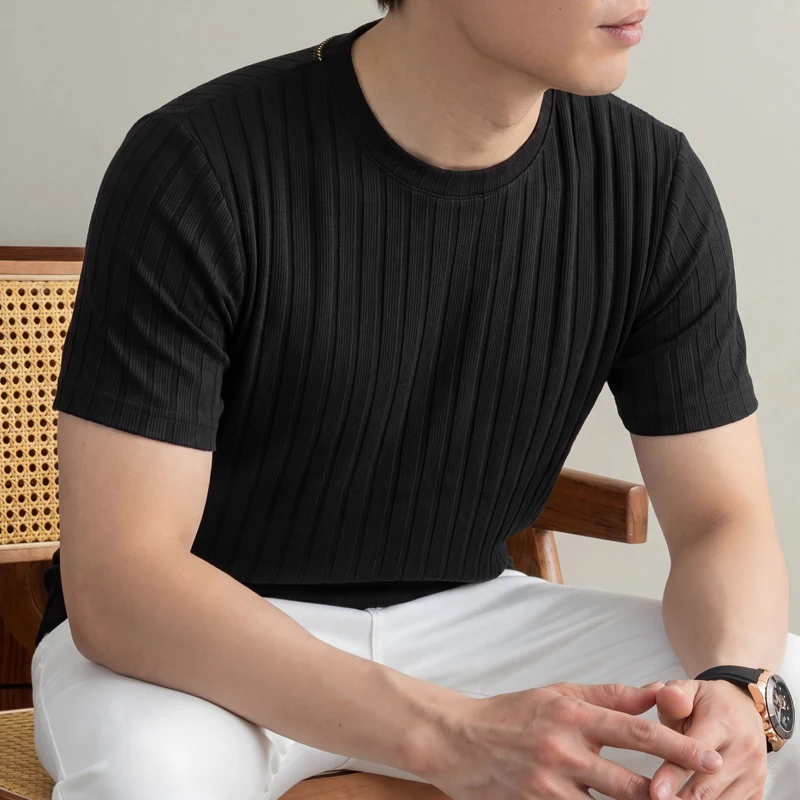 Business Casual Ribbed T Shirt - Men'S Used Formal Wear review and price