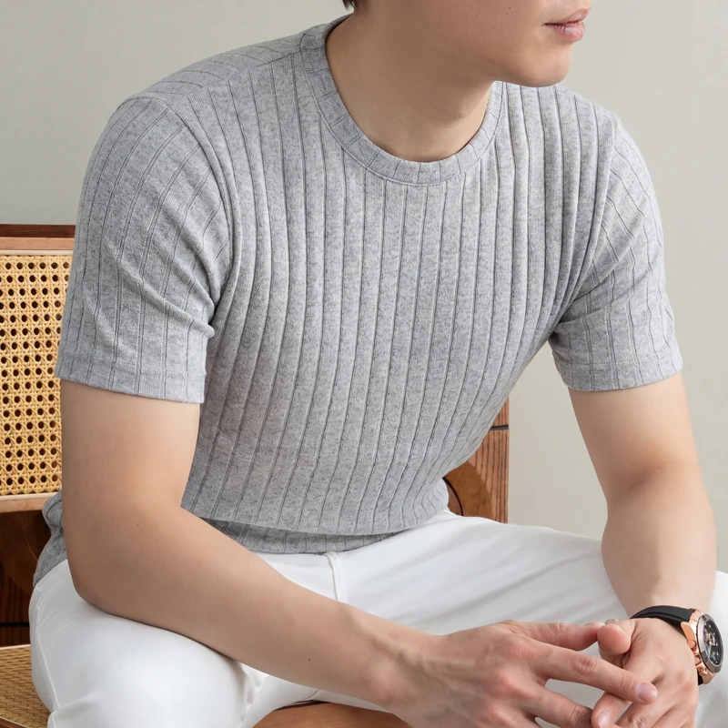 Business Casual Ribbed T Shirt - Men'S Used Formal Wear review and price