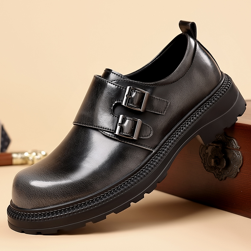 Retro Brown Men's Leather Casu - High End Men'S Formal Wear review and price