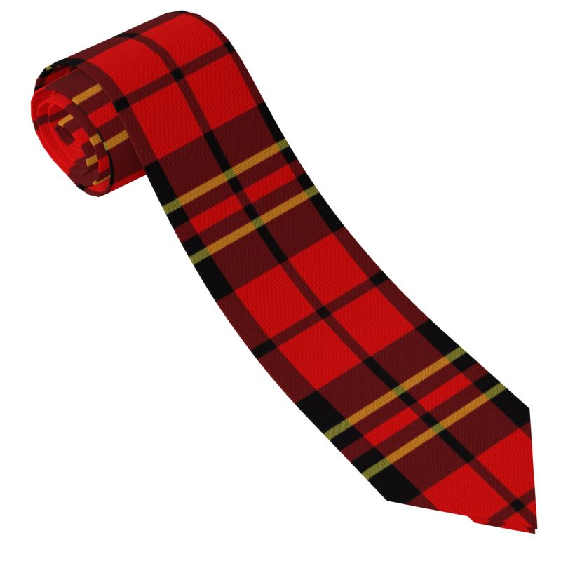 Scottish Tartan Men's Necktie  - Men Formal Wear Red review and price