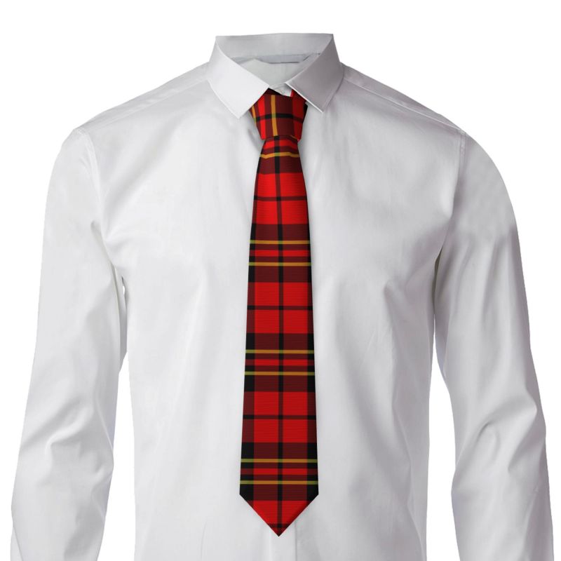 Scottish Tartan Men's Necktie  - Men Formal Wear Red review and price