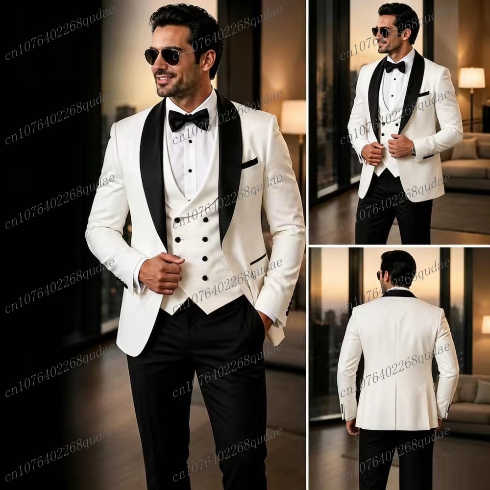 White And Black Formal Men Sui - Men Formal Wear Black And White review and price