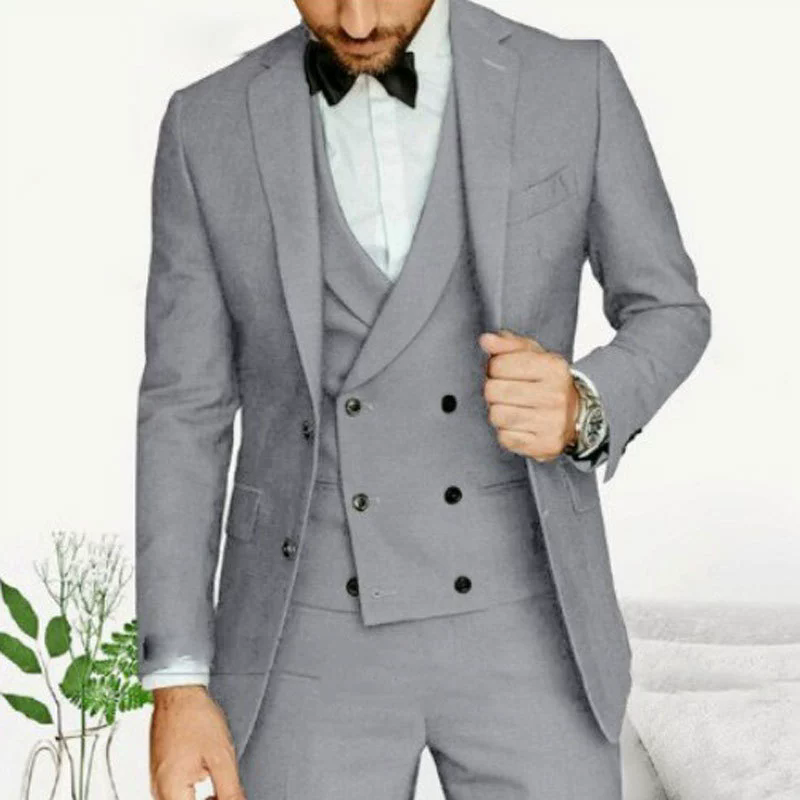 Men's Slim Fit Three-Piece Sui - High End Men'S Formal Wear review and price