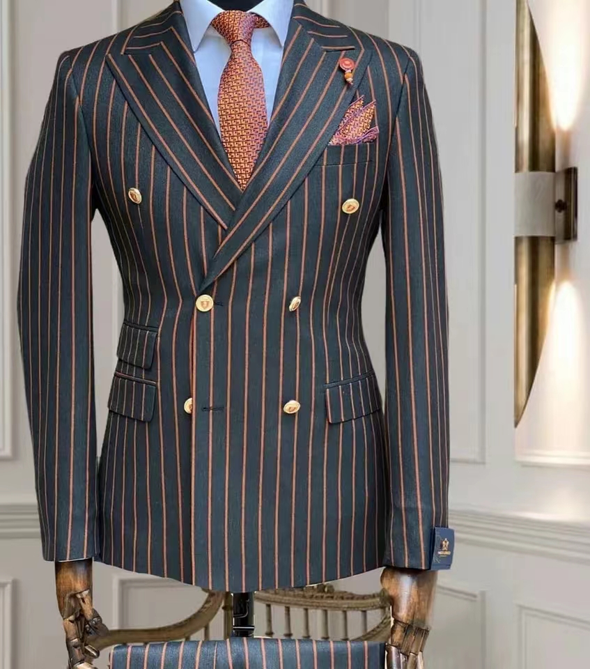Allingentle Men's Suits Stripe - Young Men Formal Wear review and price