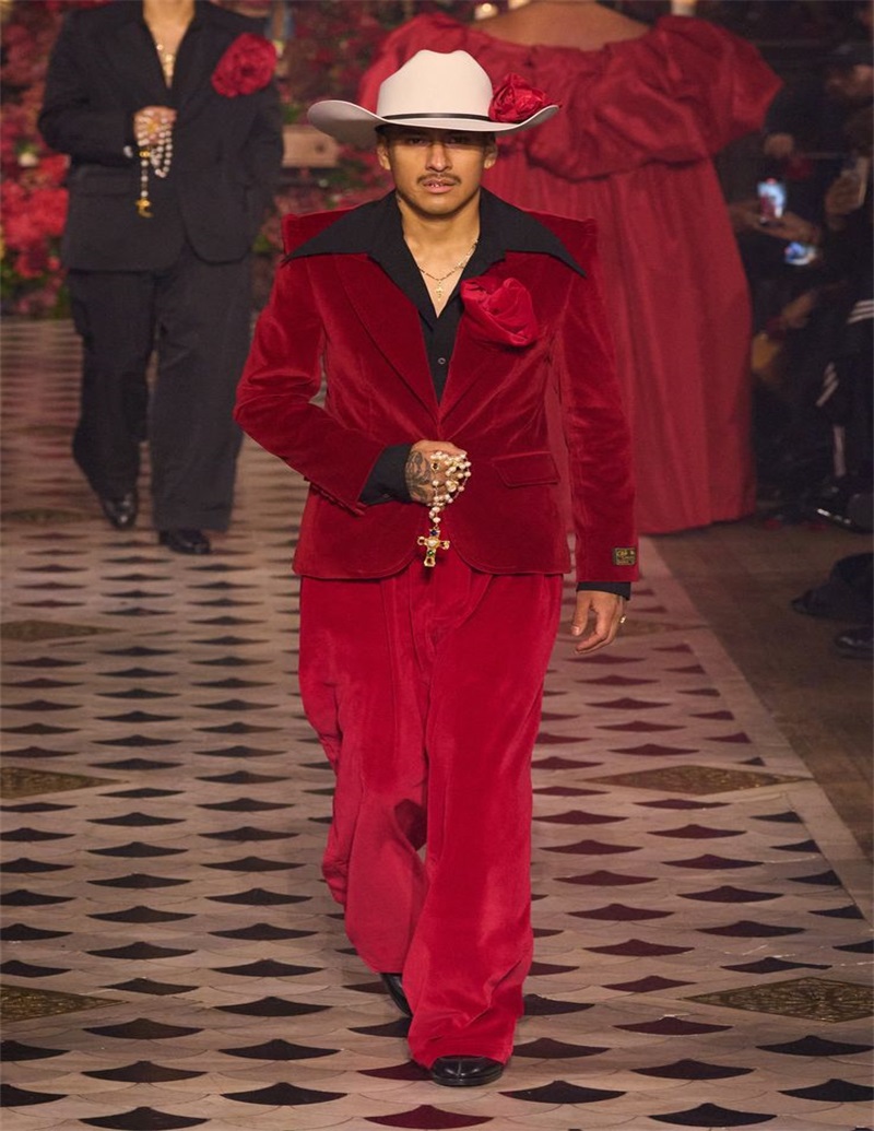 Red Men Suits Set 2 Pieces Bla - Men Formal Wear Red review and price