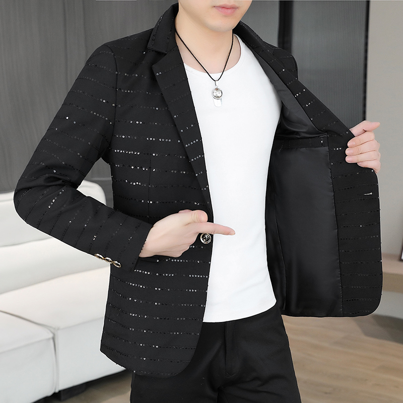 Blazer Men's Sequined High-end - High End Men'S Formal Wear review and price